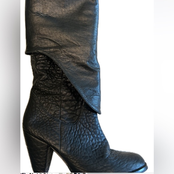 PLOMO- Handmade textured leather boots- Made in Spain- 36 (5.5 US) - Picture 4 of 9